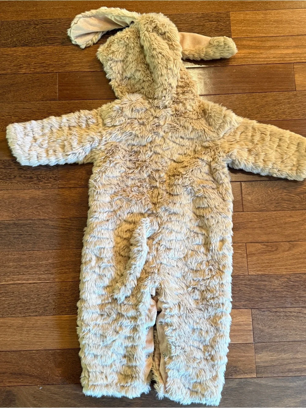 Pottery Barn Kids Baby Plush Puppy One-Piece Costume - Beige Size 12-24 months - Picture 6 of 7